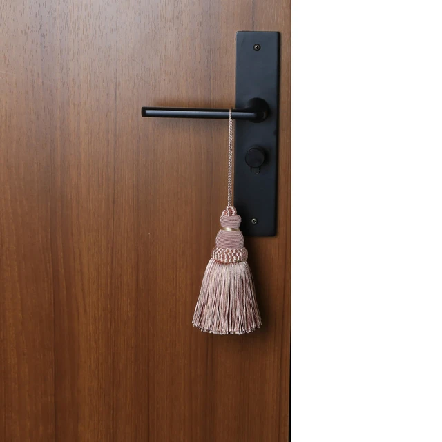 Alt view image 4 of 7 - 9.5 Inch Decorative Tassel with Loops, Mix Pink 2 Pack | DIY Decorative Tassel Accessories for Home, Door and Furniture Ornament Decoration Projects
