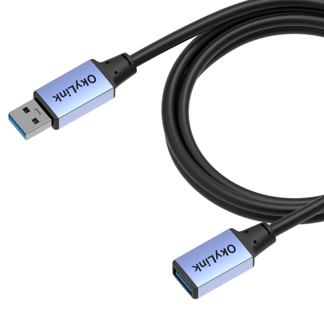 Alt view image 6 of 7 - USB 3.0/3.2 Gen 1 Extension CableA to A, Male to Female 5Gbps 5ft | 1.5m, with Aluminum Housing, Plug and Play,for Hard Drive, SSD, Printer, PC