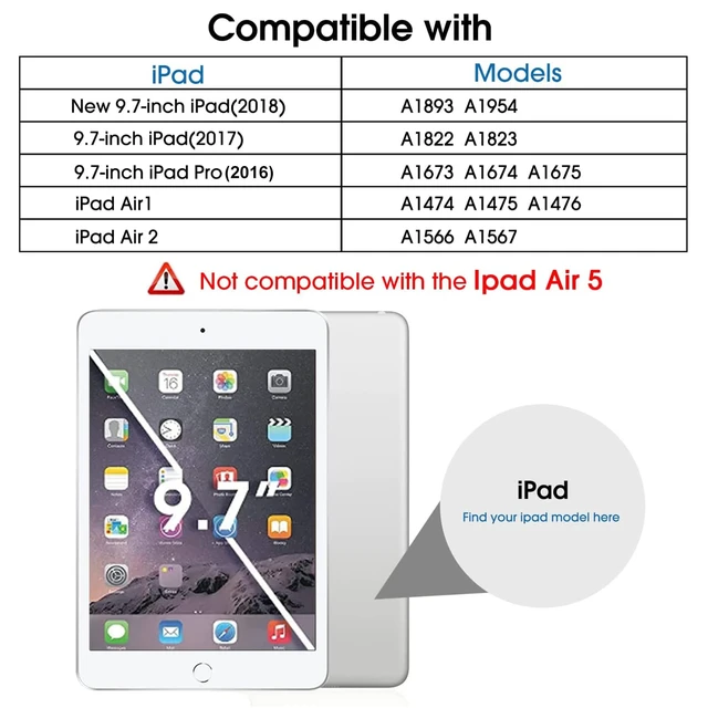 Alt view image 2 of 7 - Screen Protector for iPad Pro 9.7 & iPad 6/5/Air 2-Pack | Tempered Glass Film Guard, Compatible with iPad 6 5 2018 2017, Compatible with iPad Air 2nd 1st 2014 2013