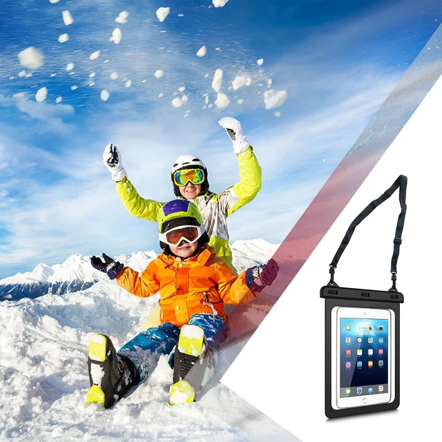 Alt view image 7 of 7 - Universal iPad Waterproof Case, Waterproof Dry Bag Pouch for iPad Pro 12.9" 6/5/4/3 iPad Pro 11" / 10.5", iPad Air 5/4 10.9" 2022/2020, Galaxy Tab S8/S7, Android Tablet Up to 12.9 inch