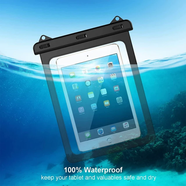 Alt view image 6 of 7 - Universal iPad Waterproof Case, Waterproof Dry Bag Pouch for iPad Pro 12.9" 6/5/4/3 iPad Pro 11" / 10.5", iPad Air 5/4 10.9" 2022/2020, Galaxy Tab S8/S7, Android Tablet Up to 12.9 inch