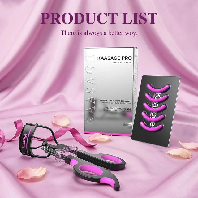 Alt view image 7 of 7 - Eyelash Curler with Pads, Achieve Perfect Curls in 5 Seconds | Lash Curler with 5 Extra Silicone Replacement Pads