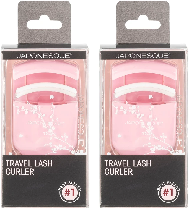 Main image of Travel Eyelash Curler (Pink, 2 Pack)