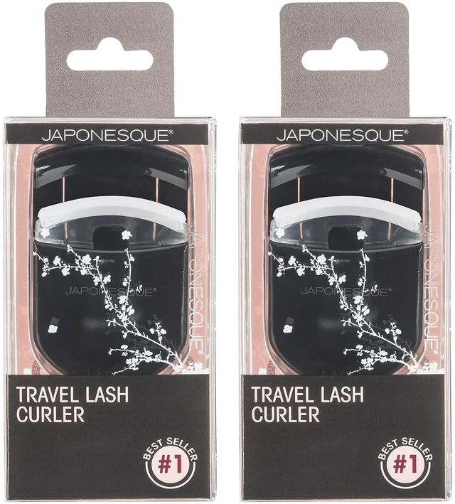 Main image of Travel Eyelash Curler (Black, 2 Pack)