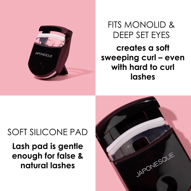 Alt view image 3 of 7 - Travel Eyelash Curler, Black - Plastic Eyelash Curlers for Travel Makeup, Go Curl Lash Curler with Bonus Replacement Lash Pad - 1 Pack