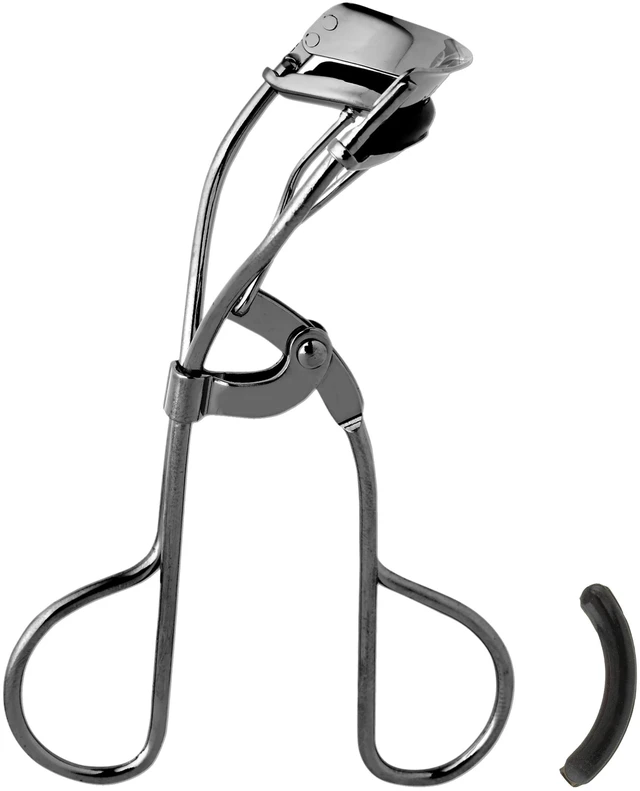 Main image of Extreme Lash Curler - Scissor Comfort Handle, Deep Curl, Keeps Lashes Curled for 8 Hours, High Arch Design, for Natural or False Lashes, Includes 1 Refill Pad (Gunmetal)