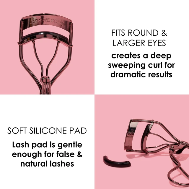 Alt view image 3 of 7 - Extreme Lash Curler - Scissor Comfort Handle, Deep Curl, Keeps Lashes Curled for 8 Hours, High Arch Design, for Natural or False Lashes, Includes 1 Refill Pad (Gunmetal)