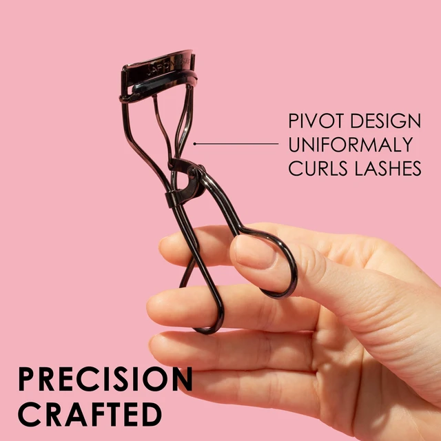 Alt view image 7 of 7 - Extreme Lash Curler - Scissor Comfort Handle, Deep Curl, Keeps Lashes Curled for 8 Hours, High Arch Design, for Natural or False Lashes, Includes 1 Refill Pad (Gunmetal)