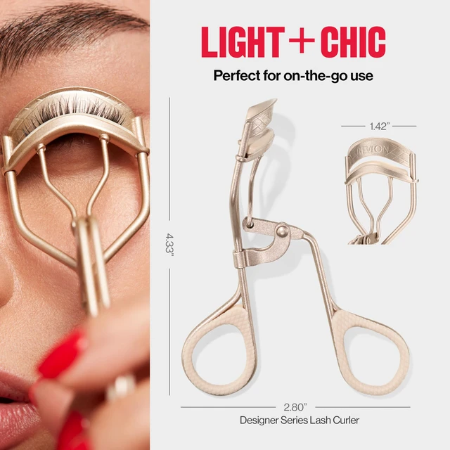 Alt view image 7 of 7 - Designer Series Lash Curler, 1 Count | Lash curler for an eye opening lift with non-slip finger grips for easy, precise curling.