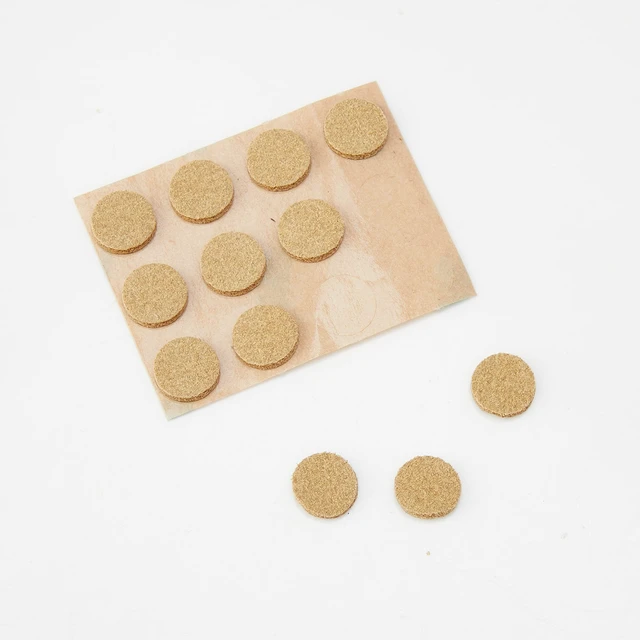 Alt view image 3 of 5 - Colonial Needle Co Leather Thimble Pad 1 Sheet of 12 Pads