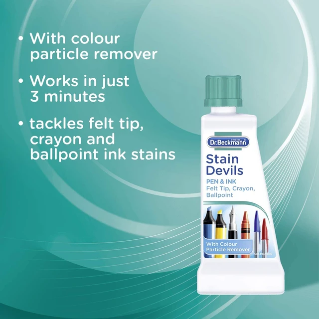 Alt view image 2 of 6 - Stain Devils 50Ml Ball Pen & Ink (MPDB001) | Gentle on colours and fabrics. Targets stains from ballpoint pens, Felt Tip and Crayons, with Colour Particle Remover