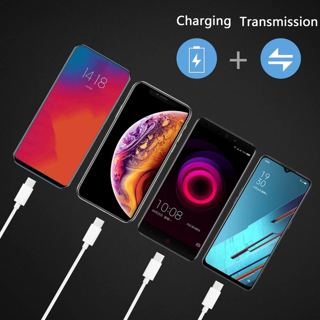 Alt view image 4 of 7 - Short USB C Splitter Cable,4 in 1 USB 2.0 A Male to 4 USB C Male Charging Cord for Some USB Type-C Phone, Device - 0.5M (White)