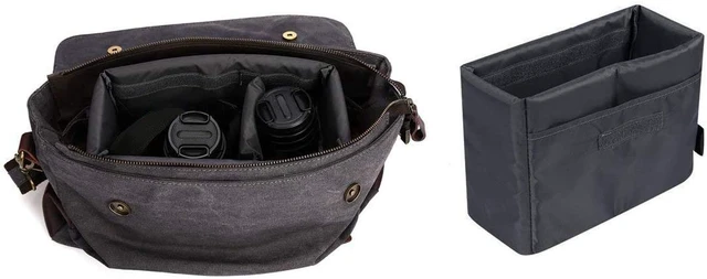 Alt view image 3 of 7 - Water Resistant DSLR SLR Camera Insert Bag Inner Case Bag(Medium) | Raindrop Proof, Fits in a Backpack, Suitable for DSLR/SLR Camera