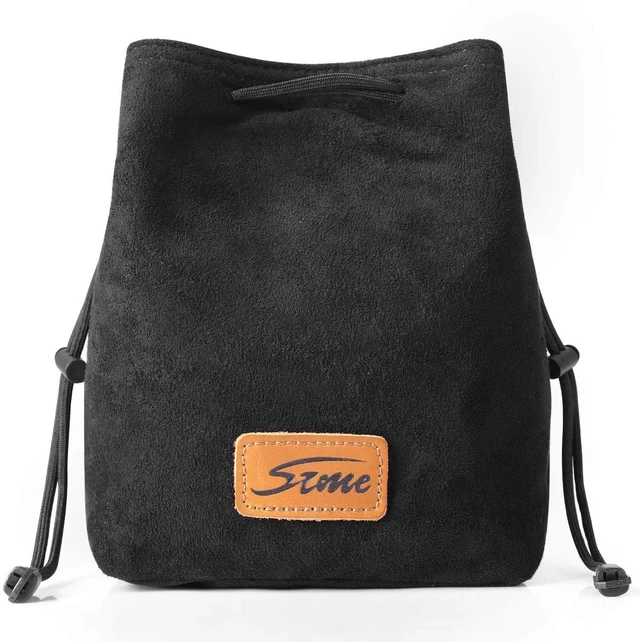 Main image of Soft Camera Bag DSLR Insert Handbag Drawstring Lens Case | Soft Suede, Drawstring Closure, Dust-proof, Scratch-resistant, Compatible with Canon Nikon Sony