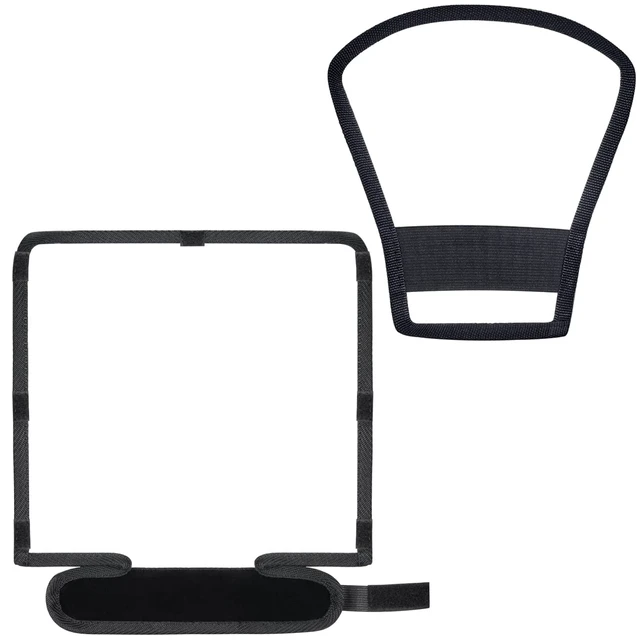 Alt view image 3 of 7 - Flash Diffuser Reflector Kit - Bend Bounce Flash Diffuser Silver/White | Reflector for Speedlight, Universal Mount for Canon, Nikon, etc.