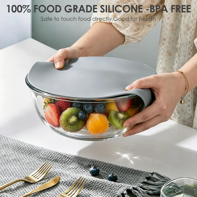 Alt view image 7 of 7 - 12 Inch Multi-Purpose Silicone Mat, As Drying Mat, Microwave Mat, Trivet, Pot Holder, Placemat, Utensils Rest, Pad for Hot Pans Plates Dishes Kitchen Countertop, Heat Resistant Mat, Light Gray 2 Pack