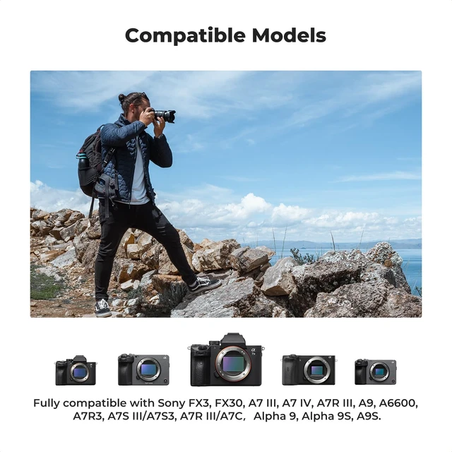 Alt view image 2 of 7 - NP-FZ100 Battery Charger, Dual-Slot Camera Battery Charger with LCD Display for Sony A7iii A7iv A7Rv A6700 A6600 A9 A1 FX3 FX30 ZV-E1 Cameras