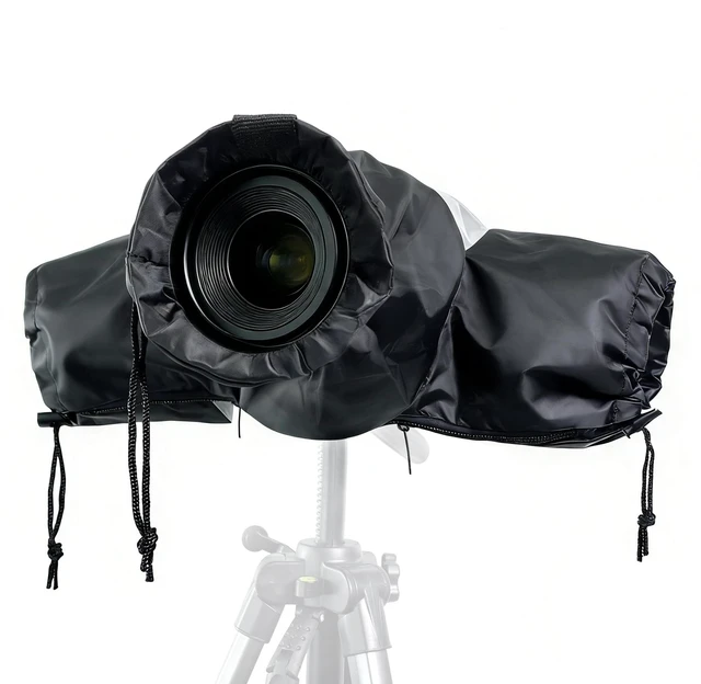 Main image of Waterproof Camera Rain Cover, Camera Water Protector | Waterproof Camera Cover, Clear Viewing Window, Dustproof, for Canon, Nikon, Sony DSLR, Mirrorless Cameras