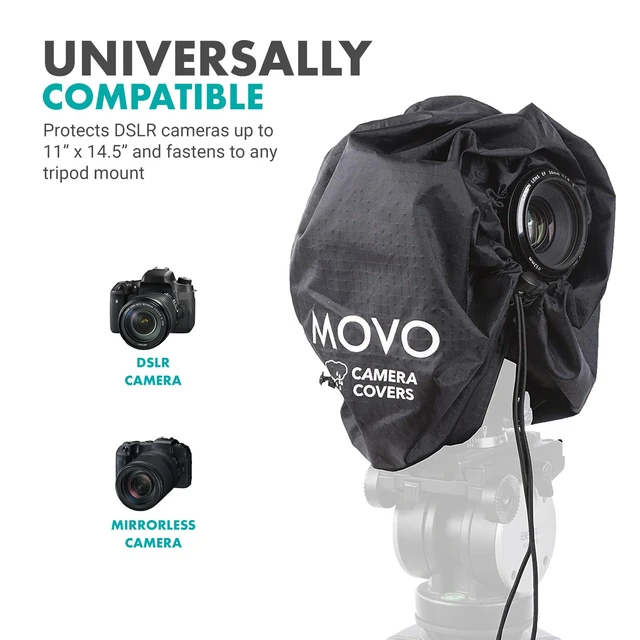 Alt view image 3 of 6 - CRC11 Camera Rain Coat Rain Cover for DSLR Cameras and Mirrorless Cameras and Lens (Junior Size: 11" x 14.5")