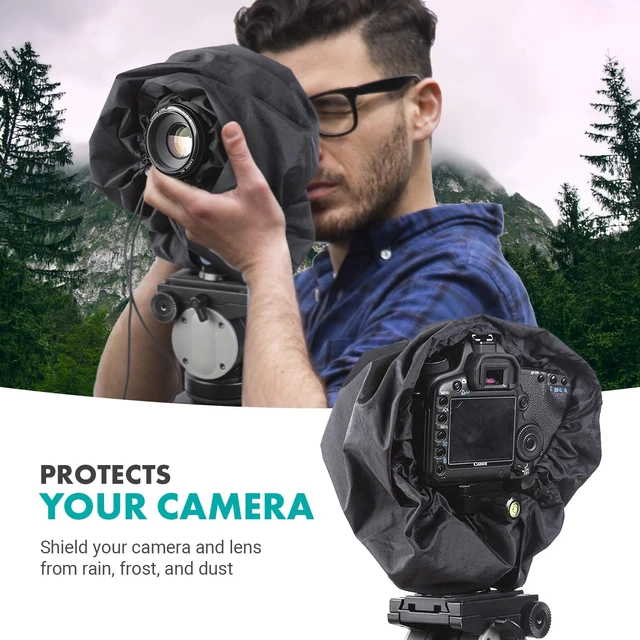 Alt view image 5 of 6 - CRC11 Camera Rain Coat Rain Cover for DSLR Cameras and Mirrorless Cameras and Lens (Junior Size: 11" x 14.5")