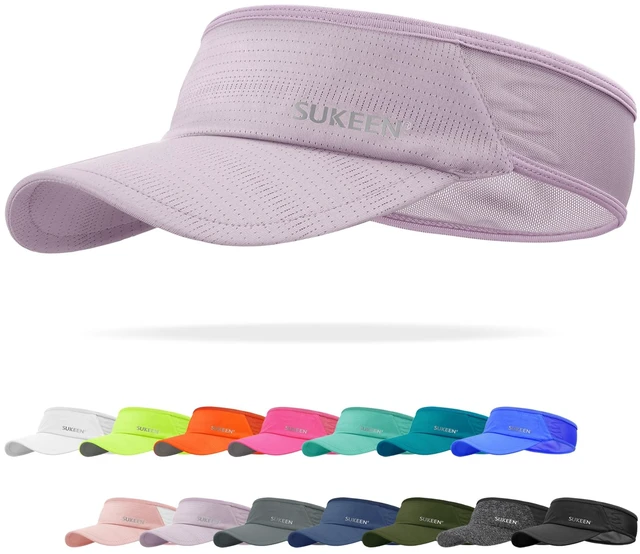 Main image of Sports Sun Visor Men Women Lightweight Packable Cooling Stretchy Visor Hat for Running, Tennis, Golf
