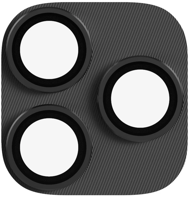 Main image of iPhone 17 Pro and 17 Pro Max Camera Lens Protector (Clear) | Aluminum Body and Rings, 9H Tempered Glass, Case Friendly, Adhesive Backing