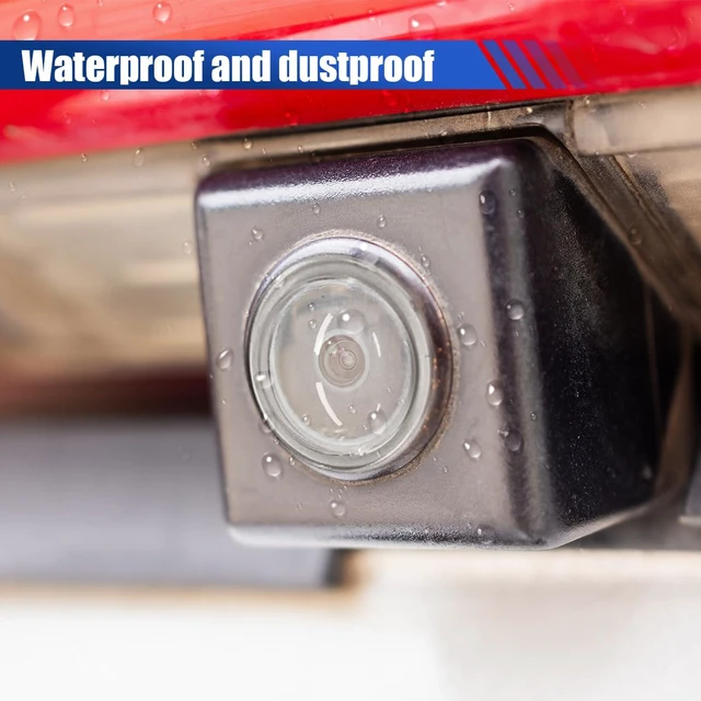Alt view image 5 of 6 - Car Camera Lens Protector, Clear High-Transparency Anti-Rain Anti-Glare Backup Camera Protective Sticker, Water-Resistant Adhesive Vehicle Reversing Cameras Rain Shield (4PCS)