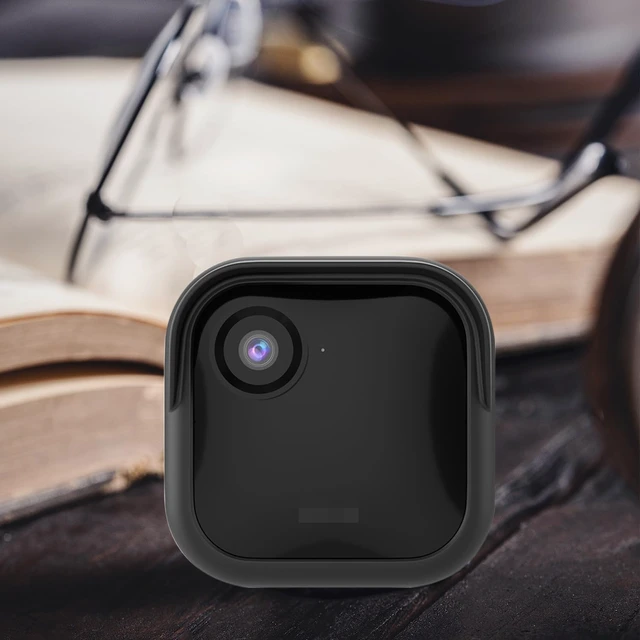 Alt view image 7 of 7 - Silicone Case for All-New Blink Outdoor 4 (4th Gen) / 2K+ (Black, 2 Pack) | Weatherproof Protective Skin Cover with Hat Brim for All-New Blink Outdoor 4 & 2K Smart Security Camera