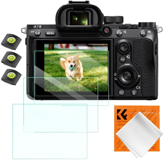 Main image of Screen Protector Compatible with Sony A7III/A7C/A7R IV Series | Ultra Clear Tempered Glass Screen Protector Anti Scratch Bubble Free Ultra Resistant PF19