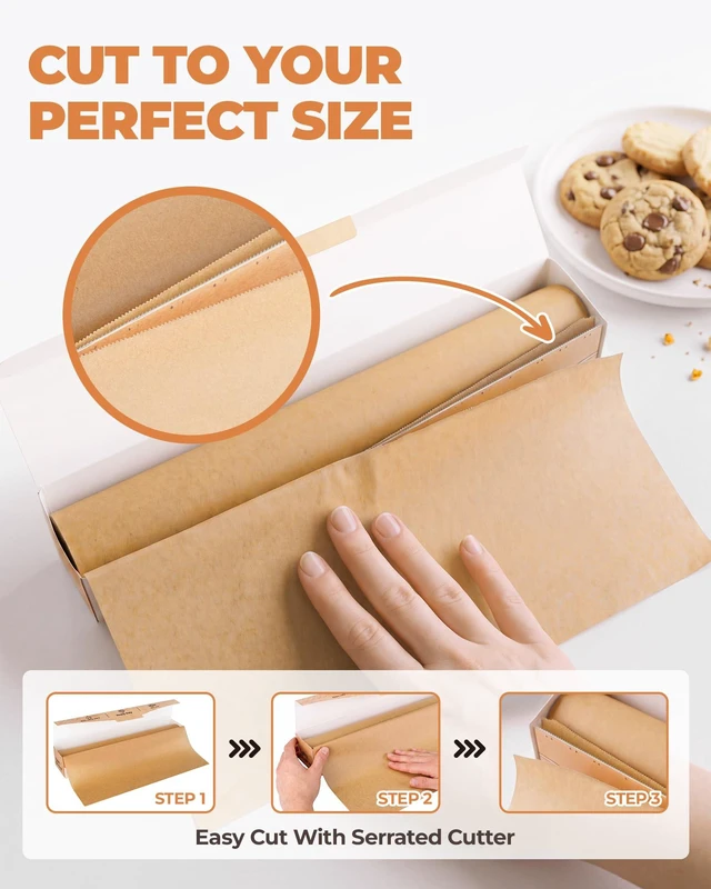 Alt view image 6 of 7 - Unbleached Parchment Paper Roll, 13 in x 135 ft, 150 Sq Ft
