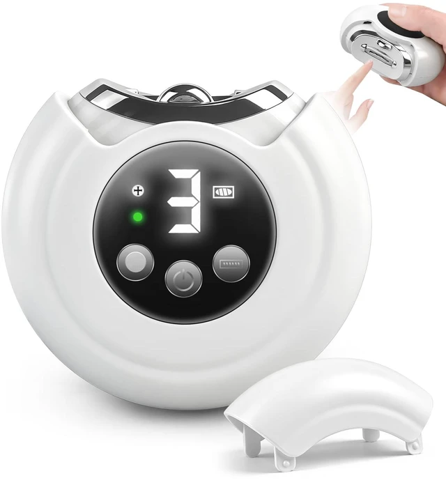 Main image of 3-in-1 Electric Nail Clipper Automatic Trimmer Grinder Polisher | Fingernail Clippers, With LED Light, 3 Speed Rechargeable, Low-Noise, For Seniors, Baby, and Adults, Mess-Free Debris Storage