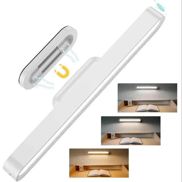 Main image of Rechargeable Magnetic Under Cabinet Lighting | 3 Colors Adjustable, 2600mAh Battery, Touch Lights Bar, For Closet Bathroom Kitchen Sink Picture
