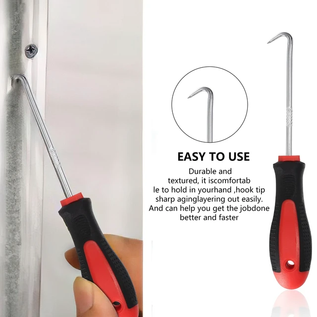 Alt view image 5 of 7 - Screen Repair Tool Set, 3 Pcs Window Screen Rolling Tool, Screen Tight | Metal,Nylon Window Screen Spline Roller Tool, Screen Roller with Bearing for Install,Replace Window Screens,with Removal Hook