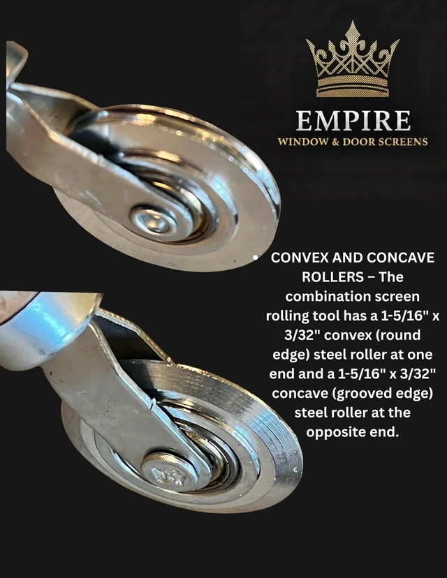 Alt view image 3 of 6 - Empire Window & Door Screens Screen Spline Roller Tool/Repair Kit