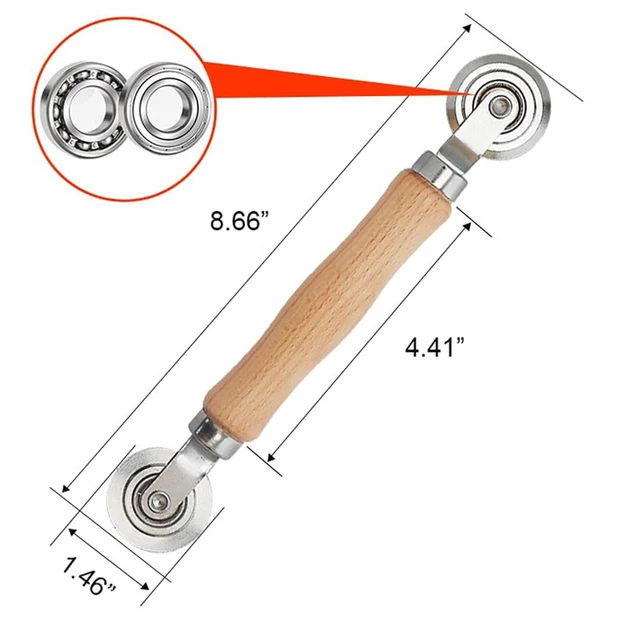 Alt view image 2 of 6 - Windows Screen and Screen Door Repair Kit Including Steel/Nylon Roller with Bearing, Spline Removal Hook, Screen Retainer Spline and Screen Clips for Installing Door Window Mesh, 5pcs
