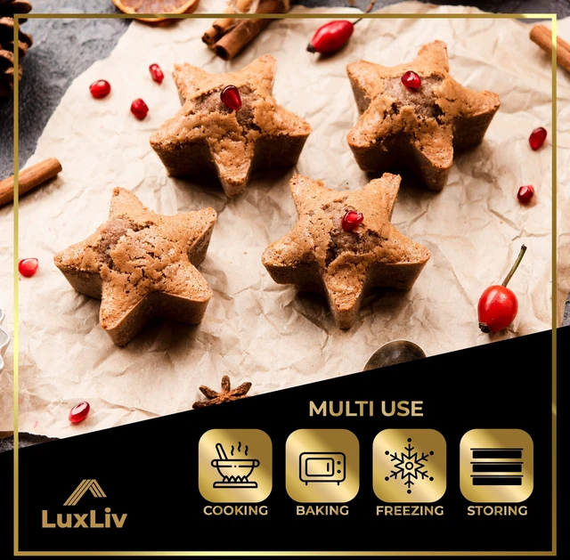 Alt view image 5 of 7 - Unbleached Brown Parchment Paper Roll Natural Non-Stick Baking Paper, Heavy Duty & Greaseproof, Oven & Air Fryer Safe Baking Roll for Cookies, Bread & Cooking 30cm x 50m