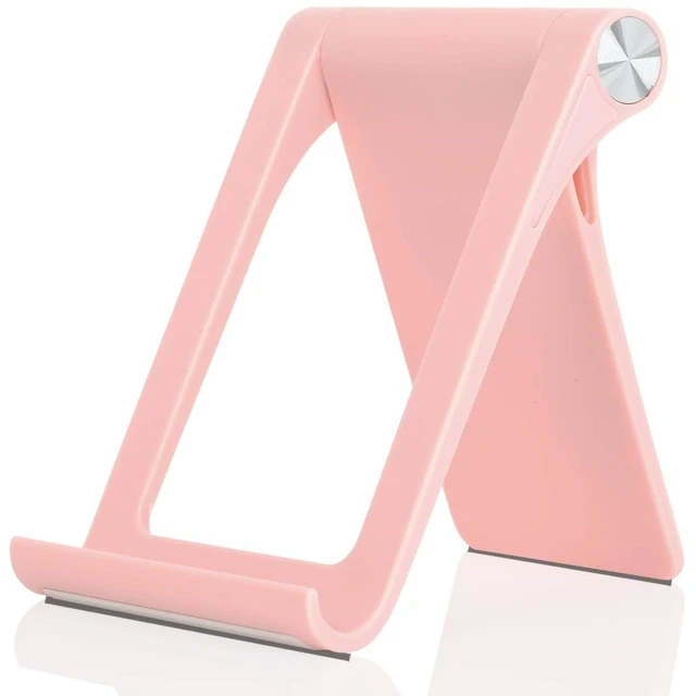 Main image of Desktop Cell Phone Stand Holder Multi-Angle Adjustable Phone Desk Stand Tablet Holder for iPhone 17 16 15 14 13 12 11 Pro Max XS XR Samsung Galaxy S22 S21 S20 S10 S9 Edge Android Smartphone