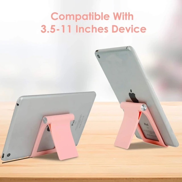 Alt view image 2 of 7 - Desktop Cell Phone Stand Holder Multi-Angle Adjustable Phone Desk Stand Tablet Holder for iPhone 17 16 15 14 13 12 11 Pro Max XS XR Samsung Galaxy S22 S21 S20 S10 S9 Edge Android Smartphone