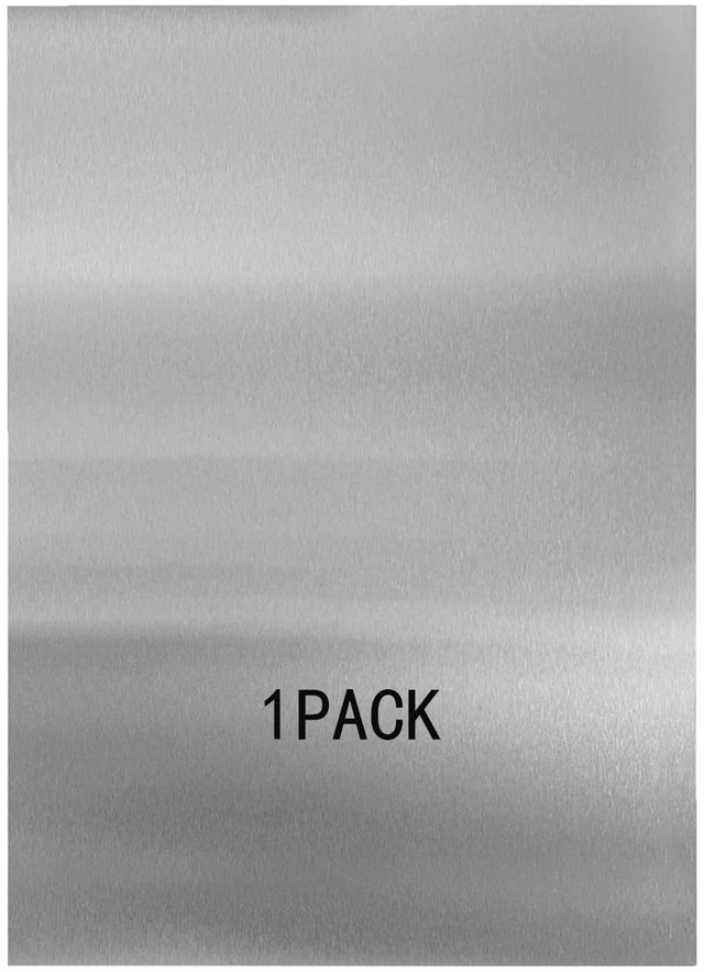 Main image of 430 Stainless Steel Metal Plate, Suitable for Magnetic Installation Plate Walls, Suitable for Metal Plates in processes, Kitchens, and Offices (1, 0.5mm Thick, 12 x 6 x 0.02 Inch)