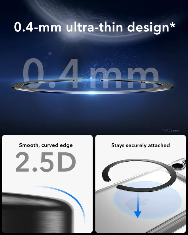 Alt view image 6 of 7 - for MagSafe Sticker, MagSafe Ring for iPhone 18 Pro Max/17-12 | 2 Pack Metal Ring for Phone case, Universal Magnetic Wireless Charger Conversion Kit, for Samsung/Google, Black & Silver