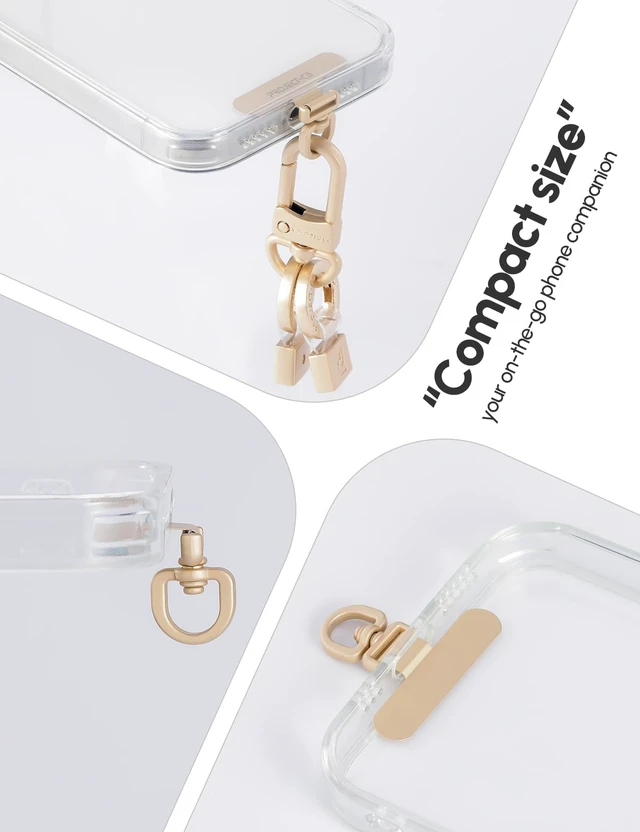Alt view image 6 of 7 - Phone Lanyard Tether Tab,Phone Strap Metal Patch,Universal Phone Lanyard Tether Patch Without Adhesive (Black)