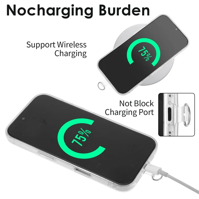 Alt view image 6 of 7 - 40 pcs Phone Tether Tabs Universal Phone Lanyard Patches Cellphone Tether Replacement Strap Holder Lanyard Replacement Part for Cell Strap Transparent Compatible Cases