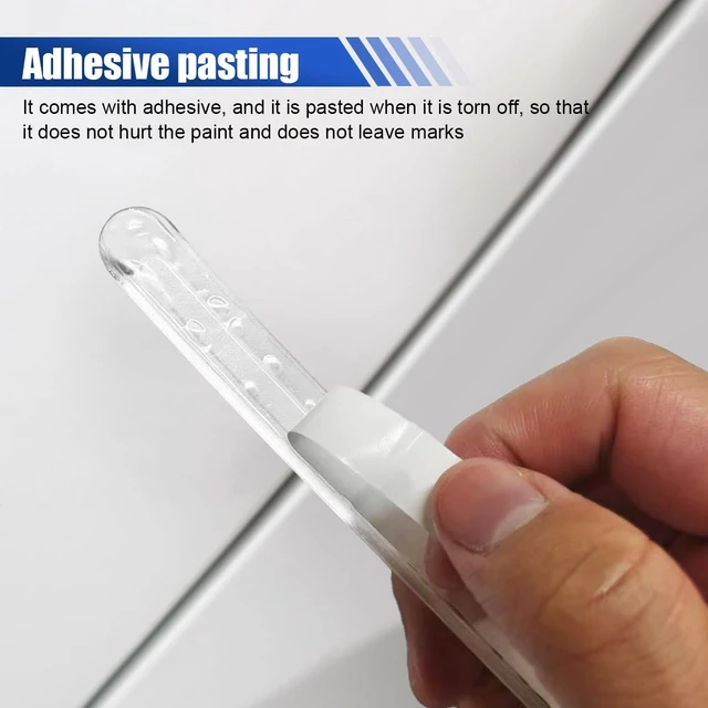 Alt view image 5 of 6 - 4PCS Car Side Door Edge Guards Silicone Anti-Scratch&Anti-Collision Car Door Protector Trim Strips with Self-Adhesive Universal Auto Body Bumper Protector for Cars SUVs Trucks Sedans (Transparent)
