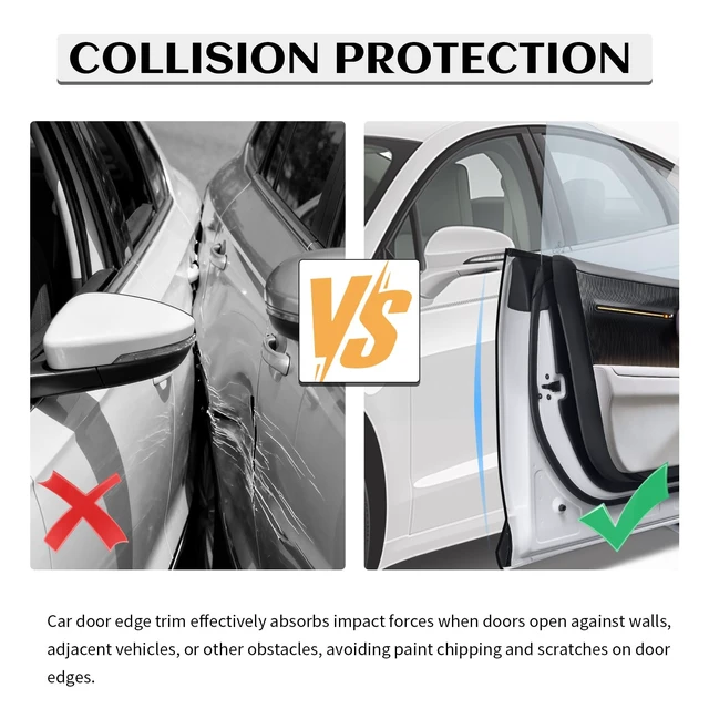 Alt view image 3 of 7 - 16.4Ft Car Door Edge Guards,Anti-Collision Car Door Protector Edge Guards Strip Avoid Scratche/Dust/Protect Interior,Universal Cars Doors Trim Protector for Doors/Hood/Trunk