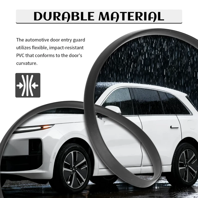 Alt view image 5 of 7 - 16.4Ft Car Door Edge Guards,Anti-Collision Car Door Protector Edge Guards Strip Avoid Scratche/Dust/Protect Interior,Universal Cars Doors Trim Protector for Doors/Hood/Trunk