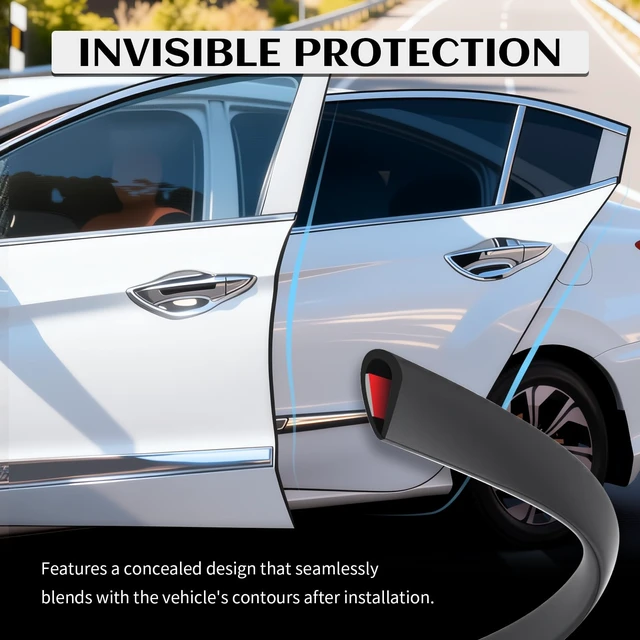 Alt view image 4 of 7 - 16.4Ft Car Door Edge Guards,Anti-Collision Car Door Protector Edge Guards Strip Avoid Scratche/Dust/Protect Interior,Universal Cars Doors Trim Protector for Doors/Hood/Trunk