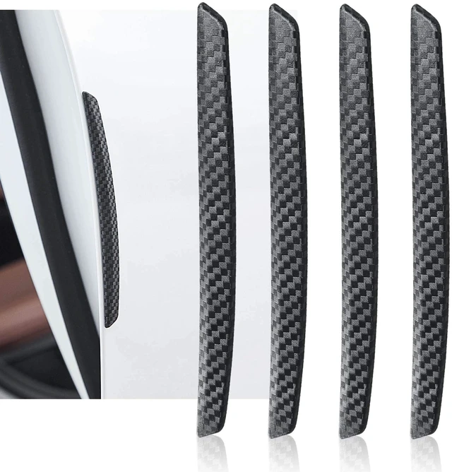 Main image of 4 Pcs Car Door Anti-Collision Strip Door Edge Guards Anti-Rub Protector Trim Carbon Fiber Texture Car Door Corner Bumper Protector Anti-Scratch Universal for All Cars SUV (I)
