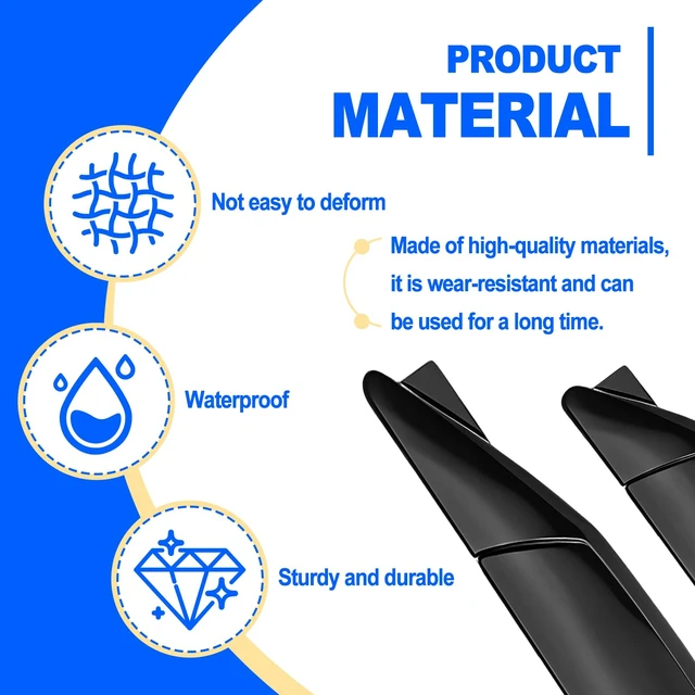 Alt view image 4 of 7 - Set of 4 Pieces Universal Car Door Edge Guards Heavy Duty Anti-Collision Strips with Self-Adhesive Door Protector for Cars SUVs Trucks Black