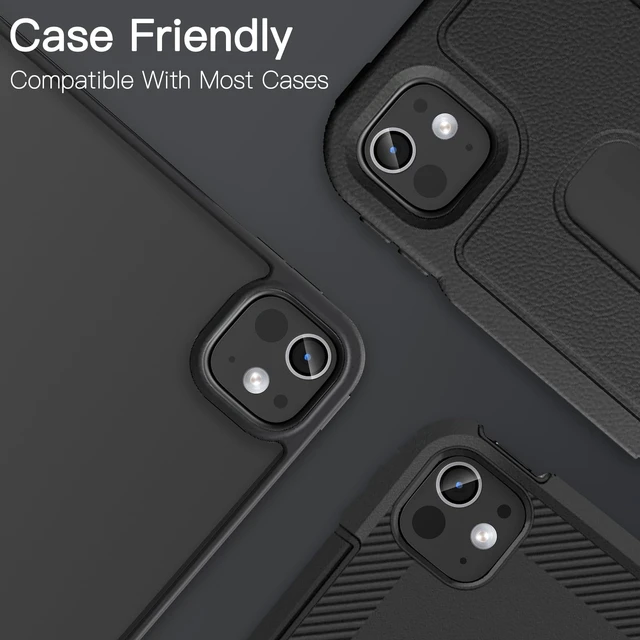 Alt view image 7 of 7 - 2 Pack Camera Lens Protector for iPad Pro 11"/13" 2024, 9H Tempered Glass, Anti-Scratch,No-Bubble, HD Clear, Full Coverage, Case Friendly, Easy Installation.