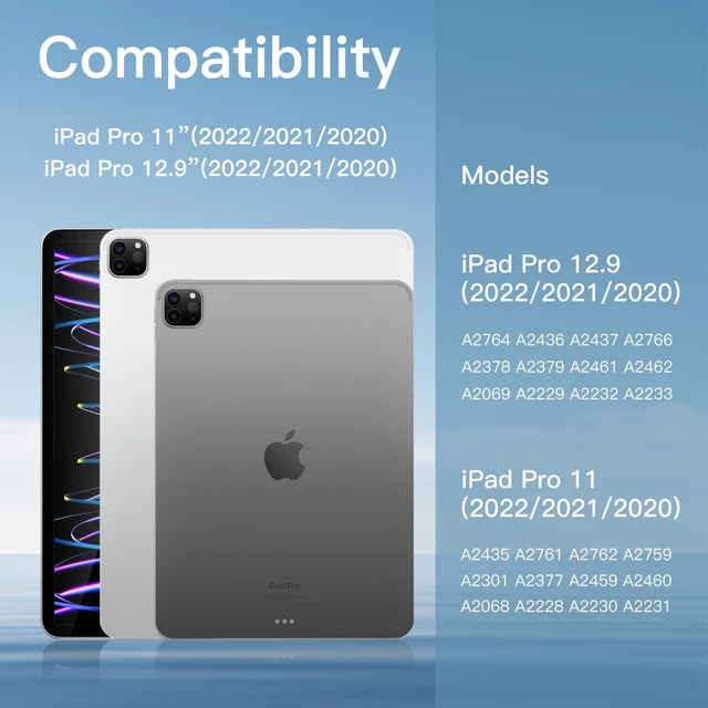 Alt view image 2 of 6 - Camera Lens Protector for iPad Pro 11"/12.9", 3-Pack | For 2022/2021/2020 Model, 9H HD Clear Tempered Glass, Full Coverage Protection, Anti-Scratch Design, Easy Installation